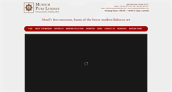 Desktop Screenshot of museumpurilukisan.com