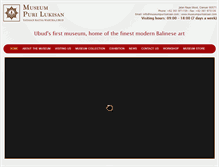 Tablet Screenshot of museumpurilukisan.com